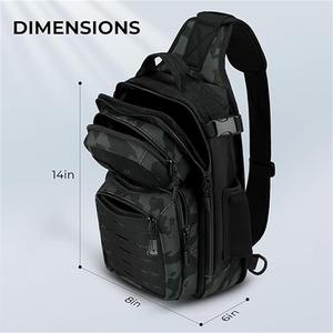 Bolsa de Pesca Convertible de Fábrica, Mochila Táctica Ligera para Pesca, Bolsa de Almacenamiento para Aparejos de Pesca - Product Image 3