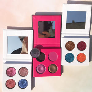 Paleta de sombras de ojos de 4 colores, sombra de ojos duochrome y sombra de ojos multicromo, venta al por mayor, bajo moq - Product Image 1