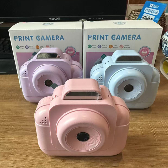 Popular Products 2025 Printing Camera for Kids Instant Digital Cameras and Photo Printer for Boys Girls