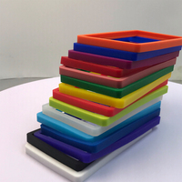 Étui de protection antichoc transparent pour cartes à collectionner en TPU + PC PS, support de cartes rigides