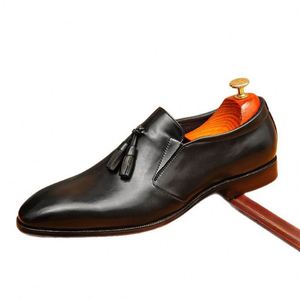 Anti-slip High-quality Leather <b>Shoes</b> for Men Soft Leather Business Casual Wear Thick Sole <b>Height</b> <b>Increasing</b> Autumn Hard-wearing - Product Image 2
