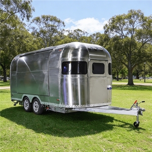Mobile Snack Truck Street Kiosk Commercial <b>Ice</b> <b>Cream</b> Cart Towable Stainless Steel Food Concession Trailers Candy Chips Rust - Product Image 1
