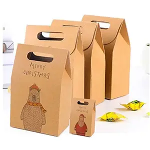 Custom Bag Packing Gift Bag bolsas de papel Shopping Packaging Paper Bags For Food Cakes or Gift