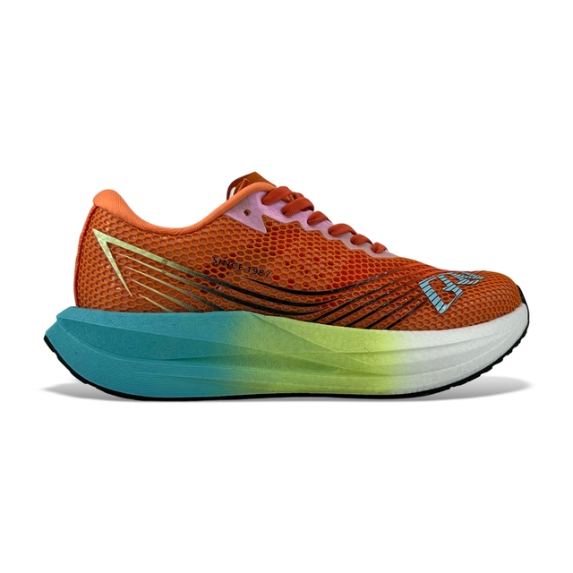 OEM ODM Custom Logo Shoes Full Custom Design High Quality Breathable Lace-Up Running Shoes Shock-Absorbing Gradient Color Men