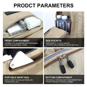 Nuevo Producto: Mochilas de Senderismo para Exteriores con Cierre, Precio al por Mayor, Mochila Personalizada para Exteriores - Product Image 5