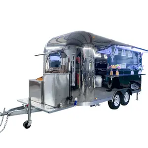 12ft Volledig Catering Food Truck Kar Op Maat Gemaakte Voedsel Mobiele Bar Kar Trailer Met Volledig Restaurant Uitgerust Ons Normen