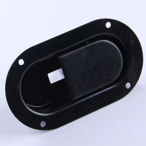 Cerradura de Puerta Semicircular Pequeña de 150x100mm, Cerradura de Palanca de Hierro para Generador Diésel y Maquinaria de Construcción - Product Image 1