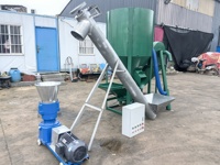 Ligne de granulés d'alimentation à petite échelle 140-200 kg/h résistante à la corrosion pour les piscicultures côtières