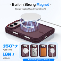 Étui de protection antichoc mat transparent personnalisé pour iPhone 18 Duo, compatible avec la recharge sans fil, en gros, respectueux de la peau