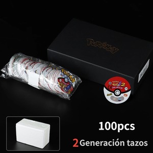 Álbum <span class=keywords><strong>de</strong></span> <span class=keywords><strong>Tazos</strong></span> <span class=keywords><strong>de</strong></span> Pokémon, 1ª/2ª/3ª Edición, Colección <span class=keywords><strong>de</strong></span> Tarjetas <span class=keywords><strong>de</strong></span> Inicio <span class=keywords><strong>de</strong></span> Ash Ketchum, Pikachu Trainer, Round Pogs, Cheetos, Chipitaps - Product Image 6