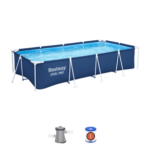<span class=keywords><strong>Piscine</strong></span> en plastique <span class=keywords><strong>de</strong></span> grande taille Bestway 56424 avec <span class=keywords><strong>pompe</strong></span> filtrante, dimensions 400*211*81cm, au <span class=keywords><strong>meilleur</strong></span> prix - Product Image 2