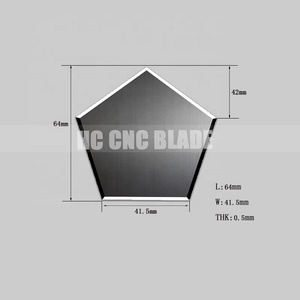 Cuchilla Triangular Pentagonal de Carburo de Tungsteno para Bolsas Tejidas, Cortadora Laminada, Cuchilla para Máquina de Bolsillos, para Cortar Caucho - Product Image 5