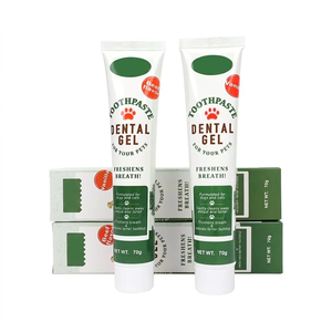 Dentifrice pour animaux de compagnie pour chiens et chats, nettoyage buccal, saveurs de bœuf et de vanille - Product Image 1
