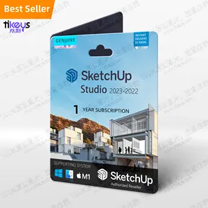 24/7 Online SketchUp Studio/Pro 1 Year Subscription 2023/2022 Mac/PC Genuine Original License Key Traditional CAD 3D Software