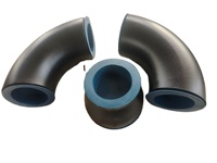 Coude de tuyauterie en acier au carbone allié, soudé, 45 degrés, basse pression, résistant à la corrosion, ASME B16.9 A234WPB Classe 1000, antirouille