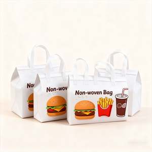 Bolsa Térmica Aislante Ecológica de Tela No Tejida para Llevar Snacks, Pasteles, Café, Leche, Té, Mariscos Frescos y Comida para Perros - Product Image 2