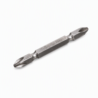 Embout de tournevis cruciforme magnétique PH2 double embout en acier S2 de qualité industrielle DSL 65 mm, interchangeable pour tournevis électrique