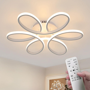 客厅酒店公寓别墅走廊入口衣帽间楼梯Balcony-IP44遥控可调光发光二极管感应吸顶灯 - Product Image 2