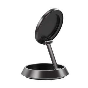 360วางโทรศัพท์ในรถยนต์แบบหมุนได้อเนกประสงค์ขาตั้งโลหะผสมสังกะสีแม่เหล็กติดโทรศัพท์มือถือแบบพับได้สำหรับรถยนต์สำหรับ iPhone - Product Image 4