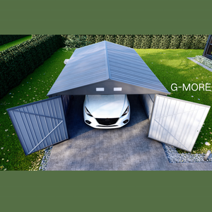 Vente directe d'usine, grand garage métallique <span class=keywords><strong>préfabriqué</strong></span> en acier, <span class=keywords><strong>abri</strong></span> <span class=keywords><strong>de</strong></span> voiture portable résistant aux intempéries - Product Image 3