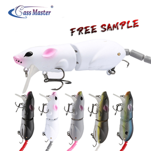 Nuevo molde Pike pesca de agua dulce 85mm/17g dura pesca ratón atraer flotante señuelo cebo rata - Product Image 1