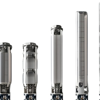 Pompe centrifuge submersible multi-étages en acier inoxydable 304, haute pression, norme NEMA, OEM personnalisable, pompes pour puits