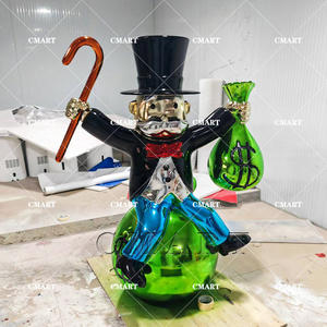 <span class=keywords><strong>Escultura</strong></span> <span class=keywords><strong>de</strong></span> Fibra <span class=keywords><strong>de</strong></span> Vidrio <span class=keywords><strong>de</strong></span> 4 pies y 6 pies, Personalizada, Tamaño Real, <span class=keywords><strong>de</strong></span> Alec Monopoly, Cromada, Colorida, Estilo <span class=keywords><strong>Sonic</strong></span>, Pinocchio, Pop Art - Product Image 6