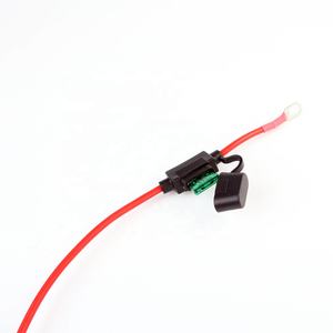 Cable de Alimentación de 30A con Conectores de Terminal de Cobre SC de 4.5mm, Cable de Conversión Azul y Rojo para Batería con Portafusibles Micro Mediano de 30A - Product Image 5