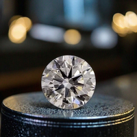 Huacan 0.5ct-3.0ct IGI Sertifikalı HPHT CVD Sentetik Laboratuvarda Yetiştirilmiş Gevşek Elmaslar D Vvs1 Yuvarlak Brilyant Kesim Takı Yapımı Toptan Satış