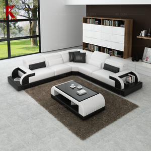 Juegos de Sofás de Esquina para Sala de Estar de Estilo Italiano de Última Moda, Diseño Original, <span class=keywords><strong>Precio</strong></span> de Juegos de Sofás de 5 Plazas - Product Image 4