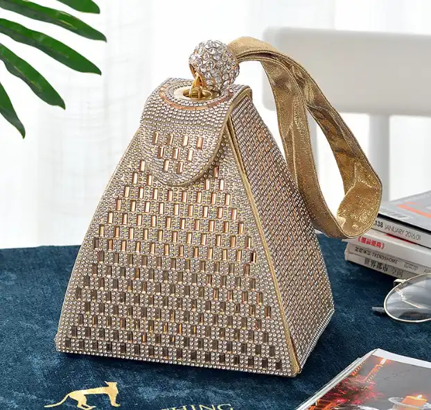 2023 new trendy Purses ladies handbags Bling sexy Dinner bag luxury elegant  fashion metal chain diamond party wedding Clutches - AliExpress