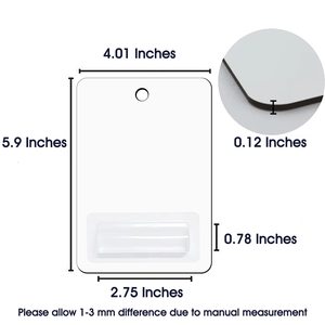 OEM Custom Design Christmas MDF Blank Plastic <strong>Money</strong> Holder Dome Sublimation <strong>Gift</strong> <strong>Card</strong> With Plastic <strong>Money</strong> Holder Clear Cash Pouch - Product Image 5