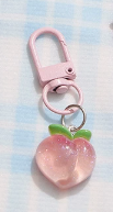 Porte-clés en plastique en forme de fruit mignon, breloque de sac, accessoire cadeau - Product Image 3
