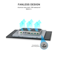 15 pouces sans ventilateur 10e génération I5 industriel tout-en-un écran tactile PC CNC Machine Compatible accessoire informatique industriel