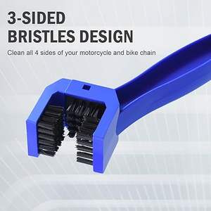 Kit d'entretien et de nettoyage de chaînes de moto et de vélo – Brosse de nettoyage pour engrenages de toutes sortes (3 types) - Product Image 3