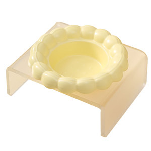 Creative cookie bowl with acrylic stand, household pet bowl, tall cat bowl, cat and dog food bowl, anti-tipping bowl. - Product Image 5