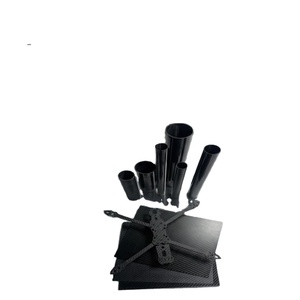 100% Pure Carbon Panel 3K High Hardness Carbon Fiber Sheet Carbon Fiber Tube for Drone SYi-UV Model Material 1mm-10mm Thickness - Product Image 2