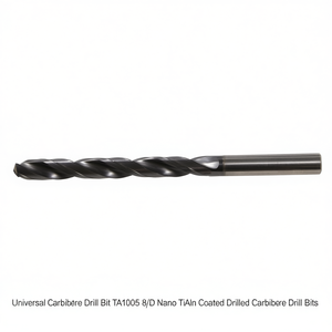 Universal Carbide <b>Drill</b> <b>Bit</b> TA1005 8xD Nano TiAlN Coated Drilled Carbide <b>Drill</b> <b>Bits</b> - Product Image 2