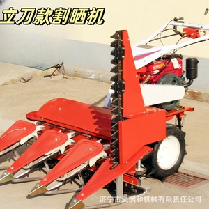 Mini <b>Harvester</b> Multifunctional Hand Operated Reaper For Grass Grain And Vegetables <b>Red</b> Gear Drive Engine Powered - Product Image 3