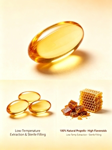 Capsules de <span class=keywords><strong>propolis</strong></span> <span class=keywords><strong>pure</strong></span> pour renforcer la résistance du corps, protéger les cellules et maintenir une performance physique quotidienne saine - Product Image 2