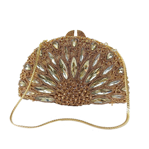 Bolso de mano con diamantes de imitación para mujer, bolso de noche brillante para fiesta, boda, cóctel, graduación - Product Image 2
