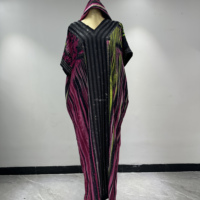 Ensemble Robe et Foulard Africain pour Femme, Perlé de Cristaux et Strass, Anti-Plis, Kaftan Boubou Élégant, Tenue de Mariage Ethnique, Vente en Gros