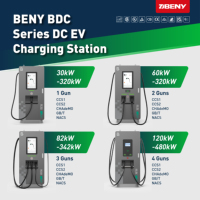 Borne de recharge rapide DC BENY 60KW 90KW CCS1 CCS2 CHAdeMO GB/T avec système de gestion OCPP