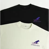 T-Shirt Brodé de Luxe de Haute Qualité pour Homme, Fabrication en Gros, Personnalisation de T-Shirts avec Impression et Broderie de Votre Logo de Marque