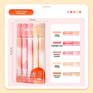 Marcadores de Doble Punta de Gran Capacidad, Nuevos Marcadores Creativos Coloridos con Punta Oblicua, Material Escolar para Estudiantes, Suministros de Papelería - Product Image 5