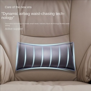 Sedia da ufficio elettrica moderna e intelligente, sedia da ufficio ergonomica <span class=keywords><strong>in</strong></span> <span class=keywords><strong>pelle</strong></span> <span class=keywords><strong>con</strong></span> <span class=keywords><strong>schienale</strong></span> <span class=keywords><strong>alto</strong></span> e massaggio airbag a 8 punti - Product Image 5