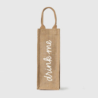 Sacs en toile de jute personnalisés imprimés en gros pour bouteilles de vin, fournisseur de sacs en toile de jute