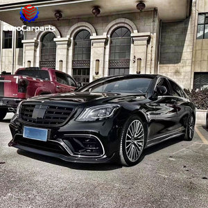 2014-2018Y classe S W222 mise à niveau vers S63 S65 <span class=keywords><strong>TI</strong></span> B700 <span class=keywords><strong>KO</strong></span> kit carrosserie pare-chocs pièces automobiles accessoires ensemble complet pour Mercedes Benz - Product Image 2