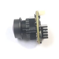 Modul Kamera Sony IMX307 STARVIS 2MP 1080P Papan PCB Bulat 24mm Lensa M12 Cahaya Rendah Plug and Play untuk Visi Mesin ADAS