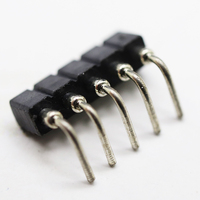 2.0mm hauteur de pas 2.8mm connecteur d'en-tête femelle usiné 02P-40P carte à broches rondes à embarquer en-tête à angle droit à une rangée